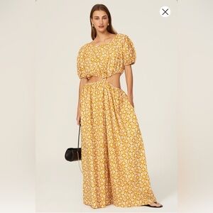 Rebecca Taylor Floral wide leg jumpsuit NWT size 2